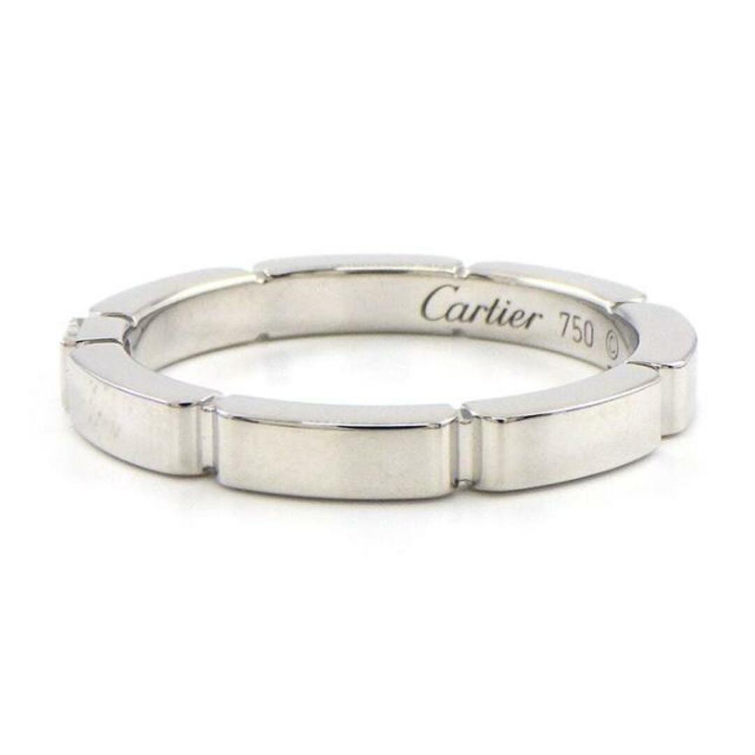 Cartier(カルティエ)のカルティエ Cartier リング マイヨン パンテール 1ポイント プリンセスカット ダイヤモンド K18WG 10.5号 / #51 【中古】 レディースのアクセサリー(リング(指輪))の商品写真
