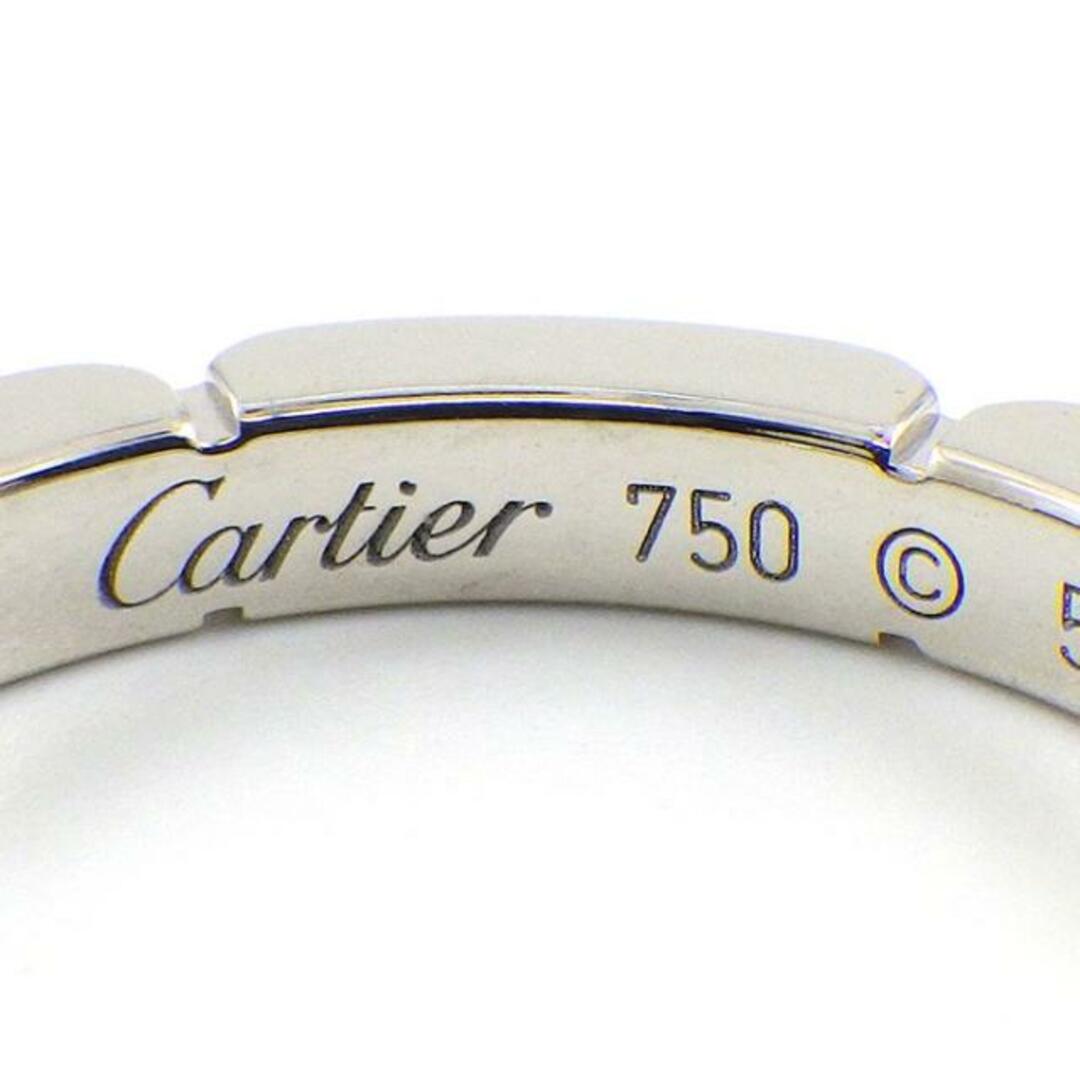 Cartier(カルティエ)のカルティエ Cartier リング マイヨン パンテール 1ポイント プリンセスカット ダイヤモンド K18WG 10.5号 / #51 【中古】 レディースのアクセサリー(リング(指輪))の商品写真