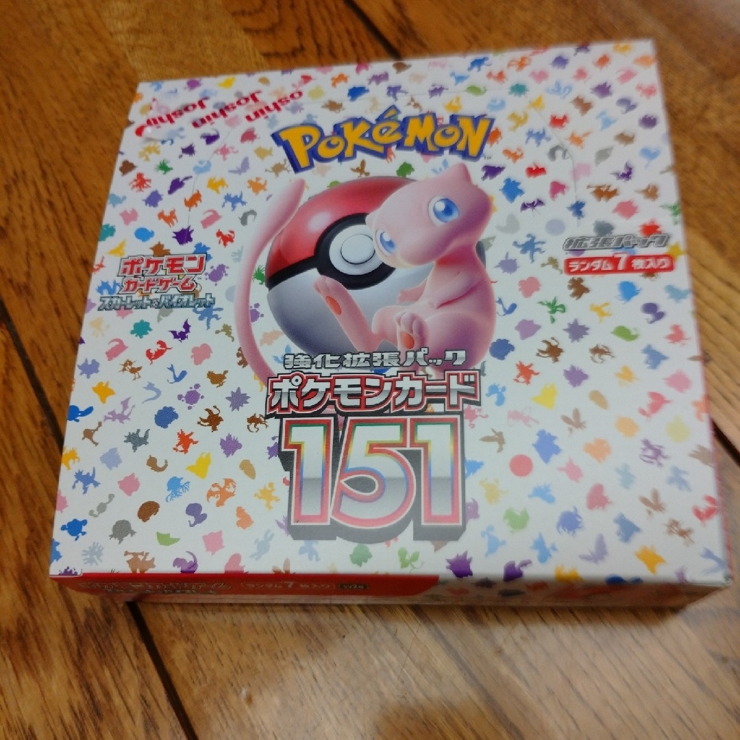 ポケモンカード 151 BOX ボックス シュリンク無し 強化拡張パック