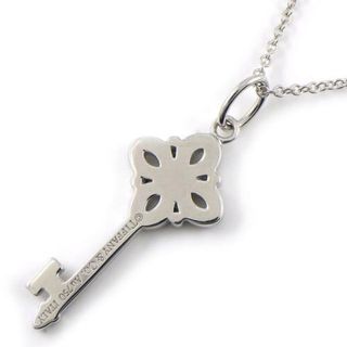 ティファニー(Tiffany & Co.)のティファニー Tiffany & Co. ネックレス ビクトリア キー ミニ 62866861 ダイヤモンド 0.09ct K18WG 【中古】(ネックレス)