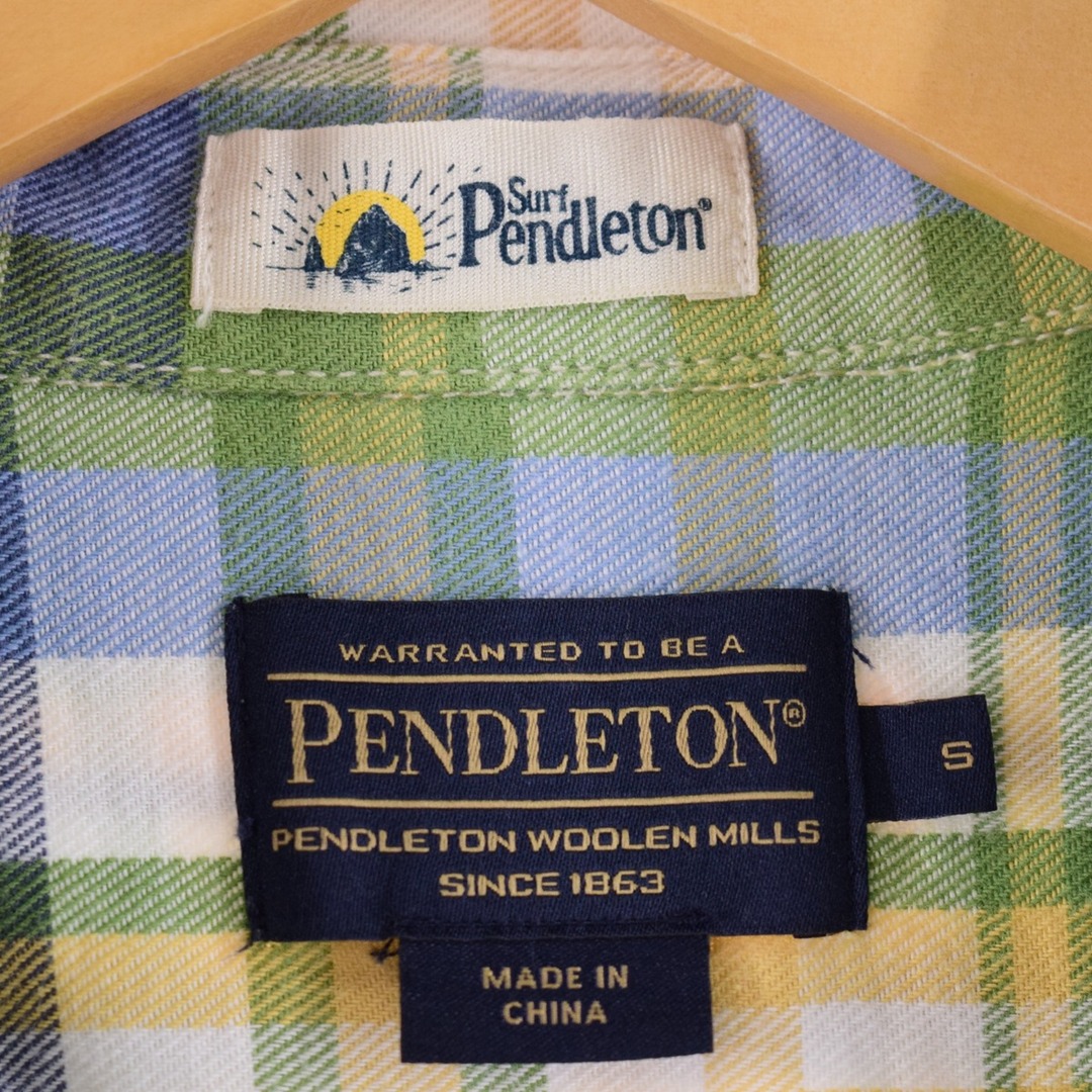 PENDLETON   古着 ペンドルトン PENDLETON チェック柄 長袖 ライト