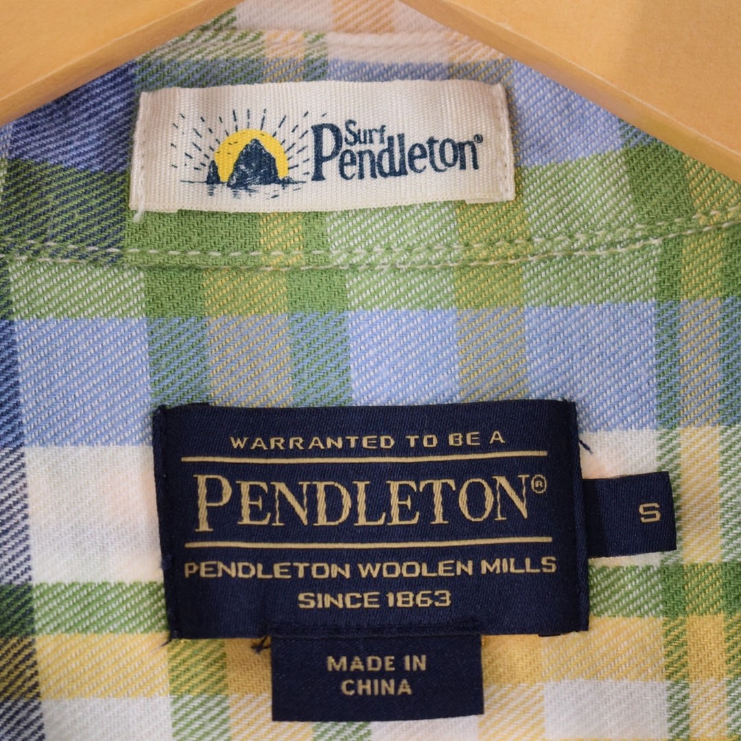 PENDLETON(ペンドルトン)の古着 ペンドルトン PENDLETON チェック柄 長袖 ライトネルシャツ メンズM /eaa345331 メンズのトップス(シャツ)の商品写真