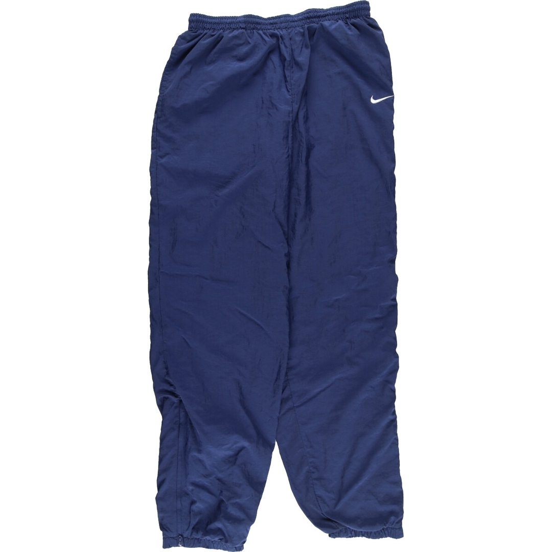 US輸入 NIKE ナイキ ナイロン パンツ NAVY 裏地付き