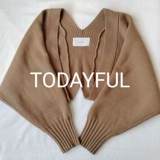 トゥデイフル(TODAYFUL)のTODAYFUL Doubleface Sleeve Knit カーディガン(カーディガン)