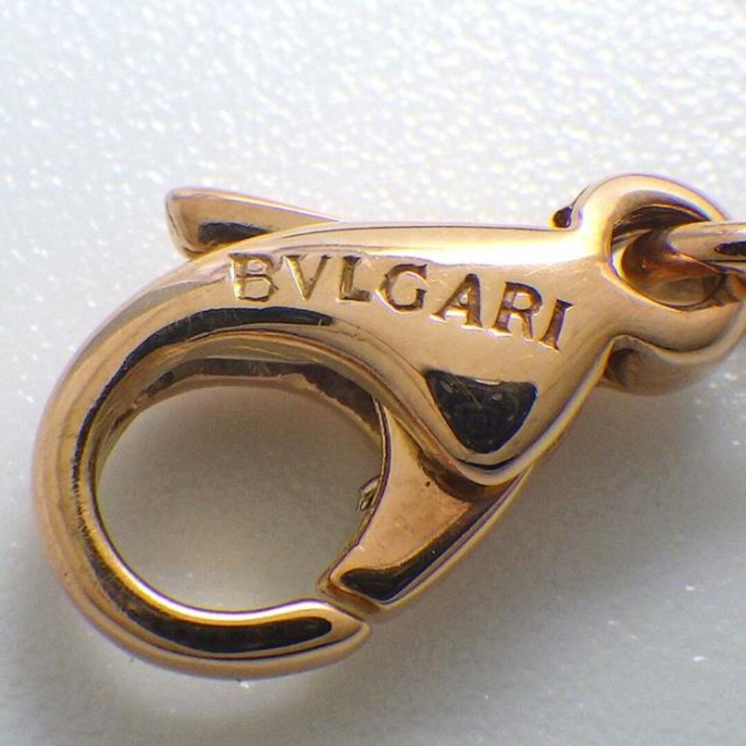 BVLGARI(ブルガリ)のブルガリ BVLGARI ネックレス アレグラ サークル ロゴ ムービング スライド ハート K18PG 【中古】 レディースのアクセサリー(ネックレス)の商品写真