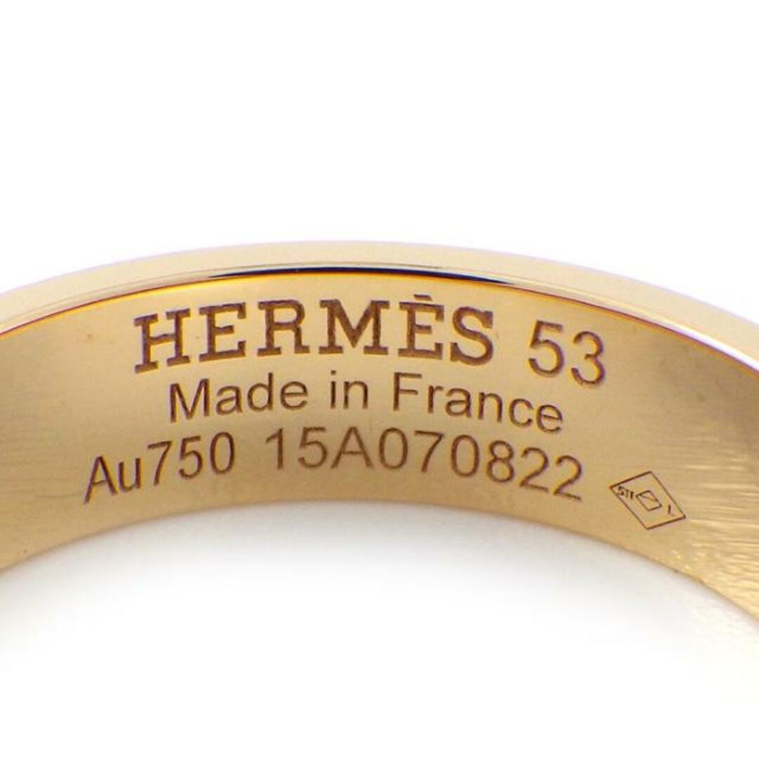 Hermes(エルメス)のエルメス HERMES リング ケリー PM 4ポイント ダイヤモンド K18PG 13号 / #53 【中古】 レディースのアクセサリー(リング(指輪))の商品写真