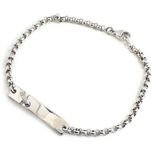 ショーメ(CHAUMET)のショーメ Chaumet ブレスレット リアン プレート ダイヤモンド K18WG 【中古】(ブレスレット/バングル)