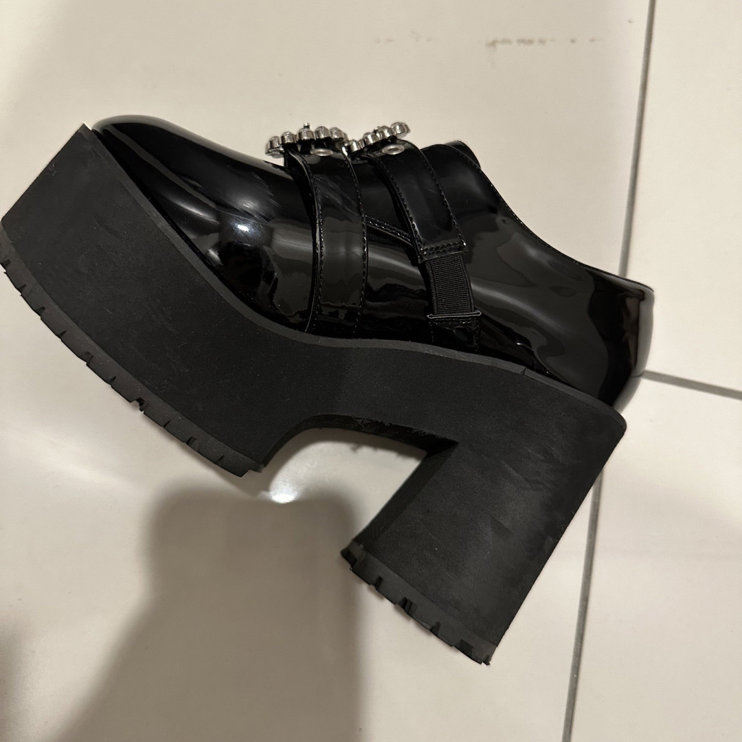 NOEMIE  厚底Wリングマニッシュシューズ レディースの靴/シューズ(ローファー/革靴)の商品写真