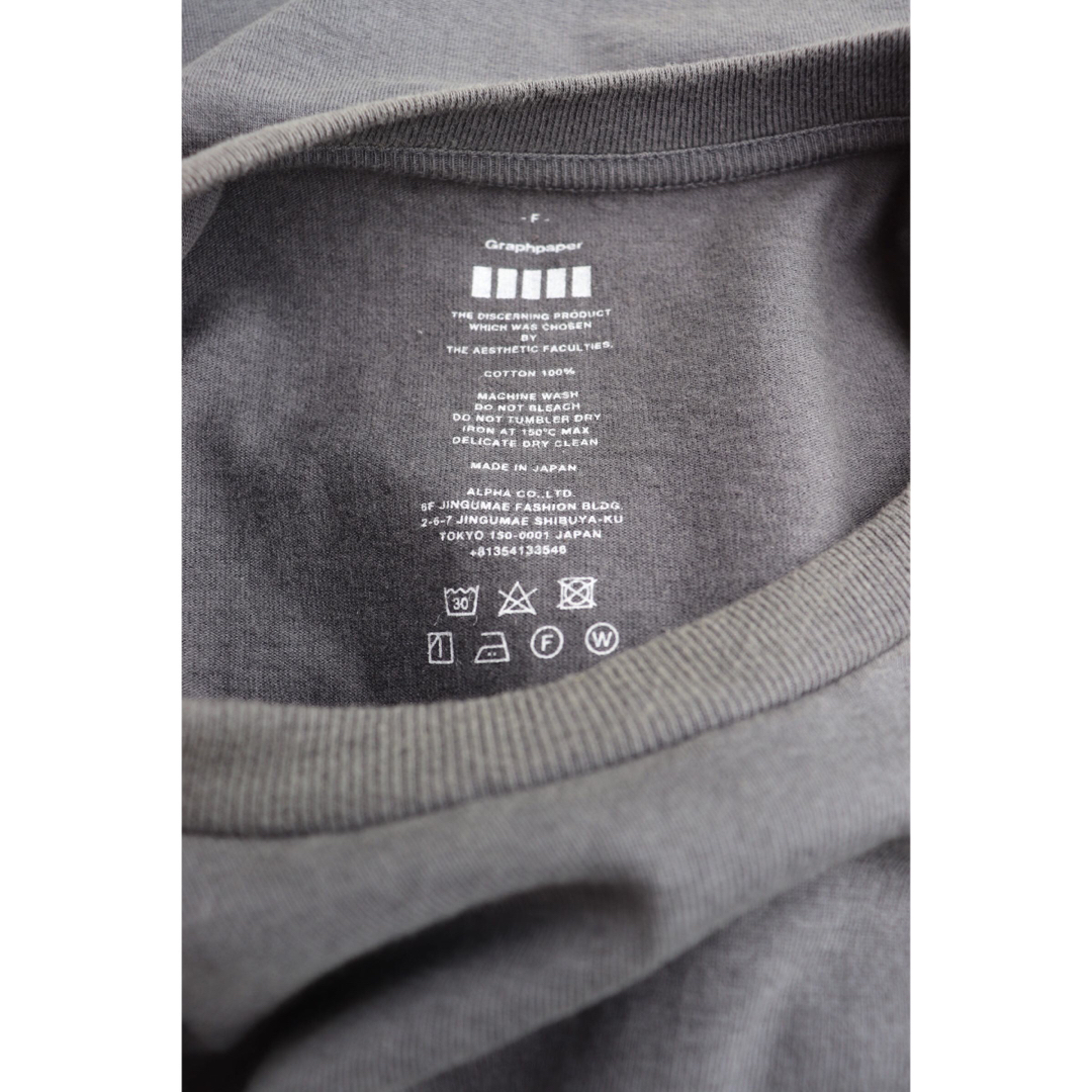 Graphpaper(グラフペーパー)のGraphpaper グラフペーパー S/S Oversized Tee 無地T メンズのトップス(Tシャツ/カットソー(半袖/袖なし))の商品写真