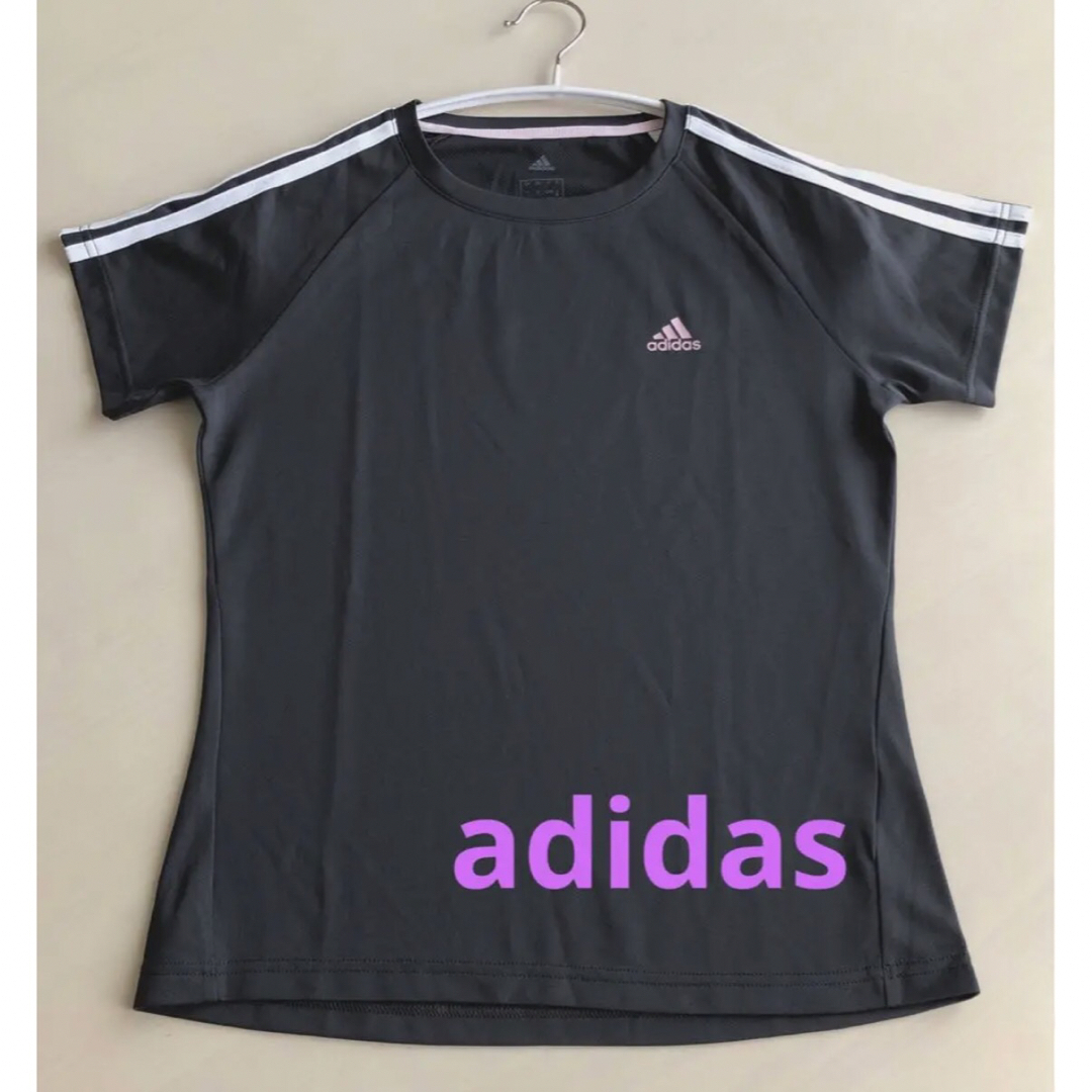 adidas(アディダス)の美品☆adidasTシャツ Mサイズ レディースのトップス(Tシャツ(半袖/袖なし))の商品写真