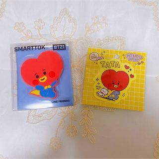 ボウダンショウネンダン(防弾少年団(BTS))のBT21 TATA スマホグリップ・ステッカー(アイドルグッズ)