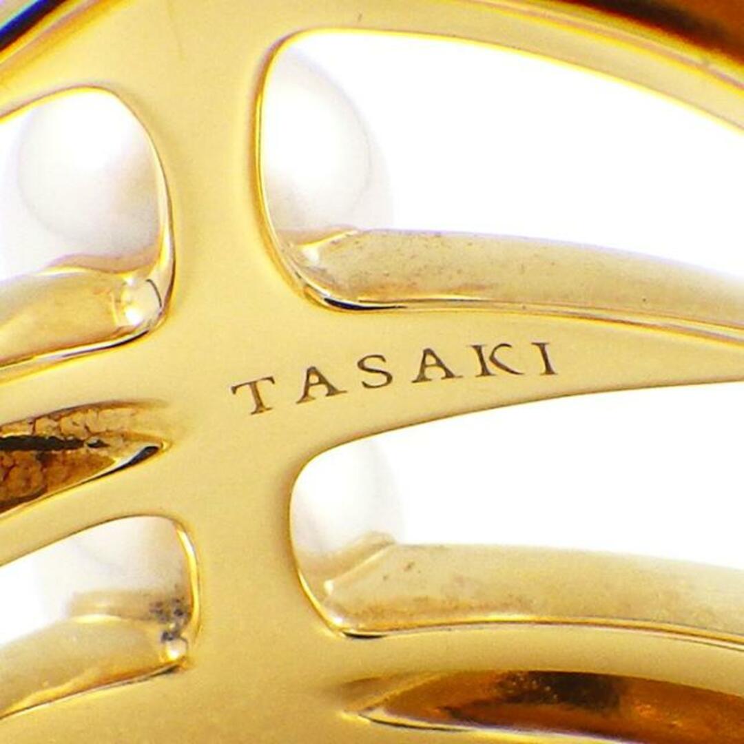 タサキ 田崎真珠 TASAKI リング デインジャー ファング R-4583-18KYG パール 4.8mm珠 K18YG 12号