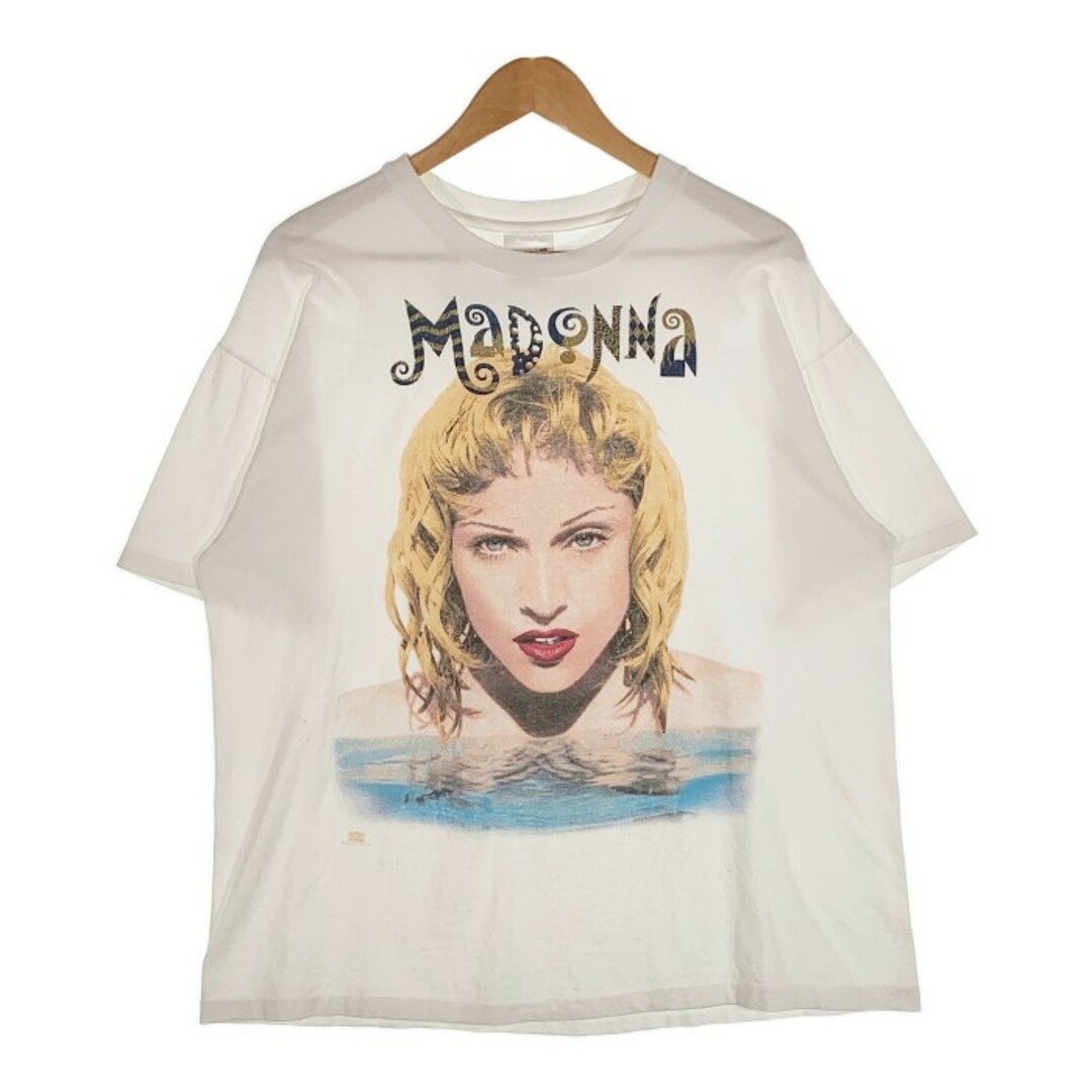90's マドンナ プリントTシャツ ホワイト サイズ XL | www.innoveering.net