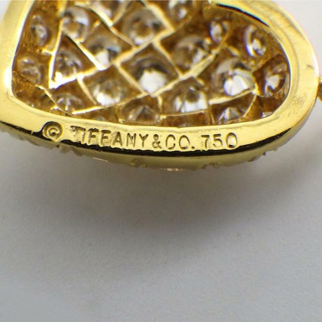 ティファニー Tiffany & Co. ネックレス ハート モチーフ フル パヴェ ダイヤモンド K18YG