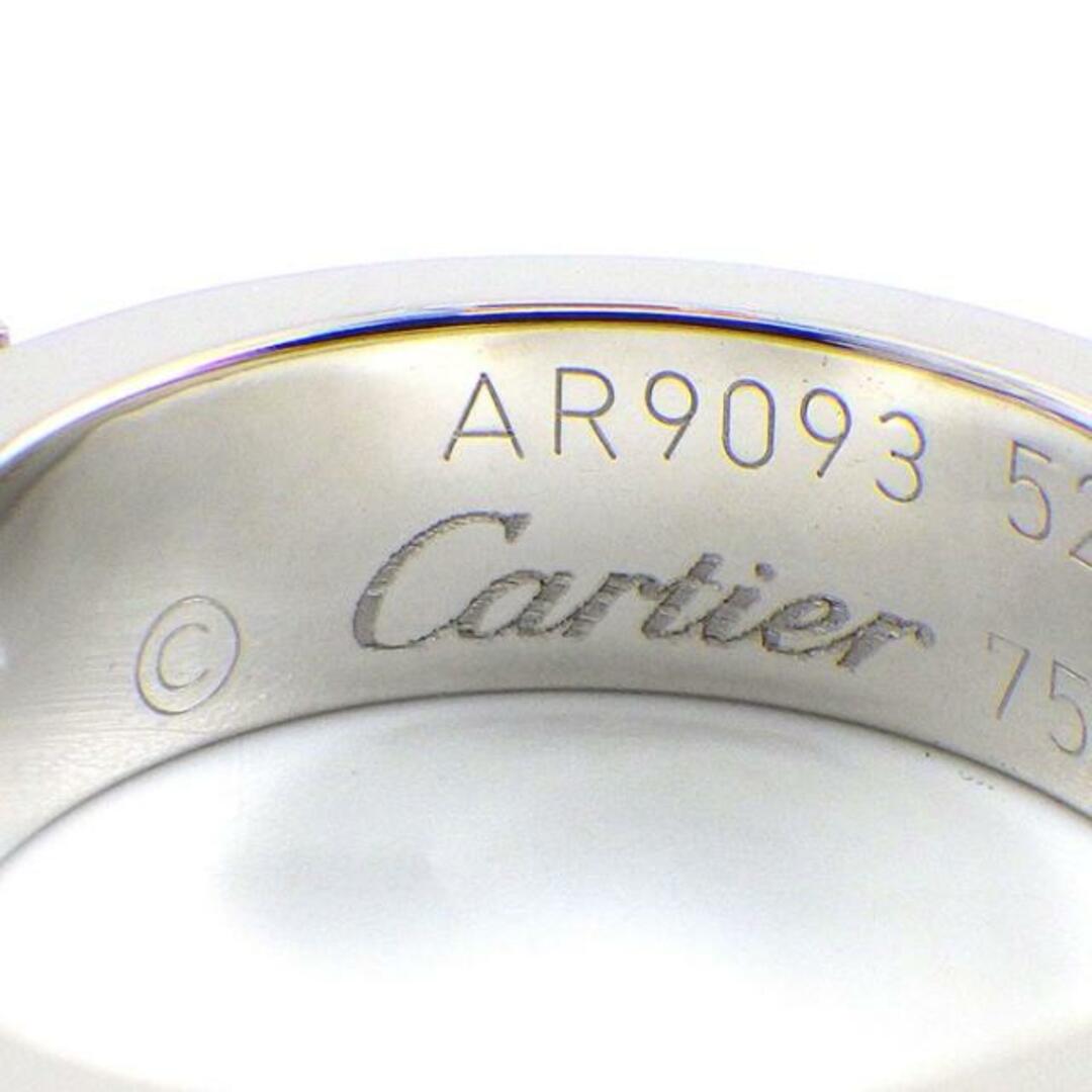 カルティエ Cartier リング アニバーサリー 1ポイント ダイヤモンド K18WG 11号 / #51