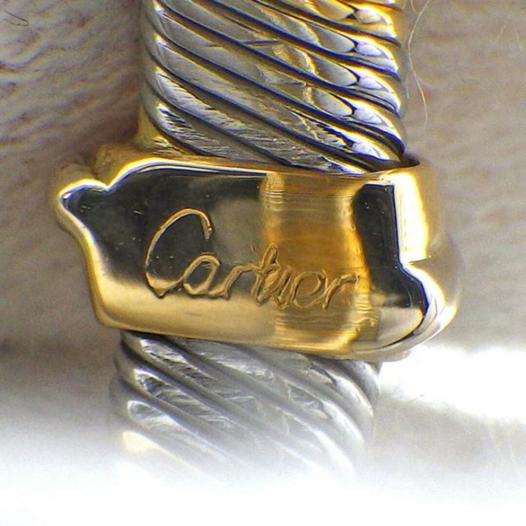 Cartier(カルティエ)のカルティエ Cartier リング トリニティ スレッド オールエアシエール スリーカラー K18PG K18WG K18YG SS 13号 / #53 【中古】 レディースのアクセサリー(リング(指輪))の商品写真
