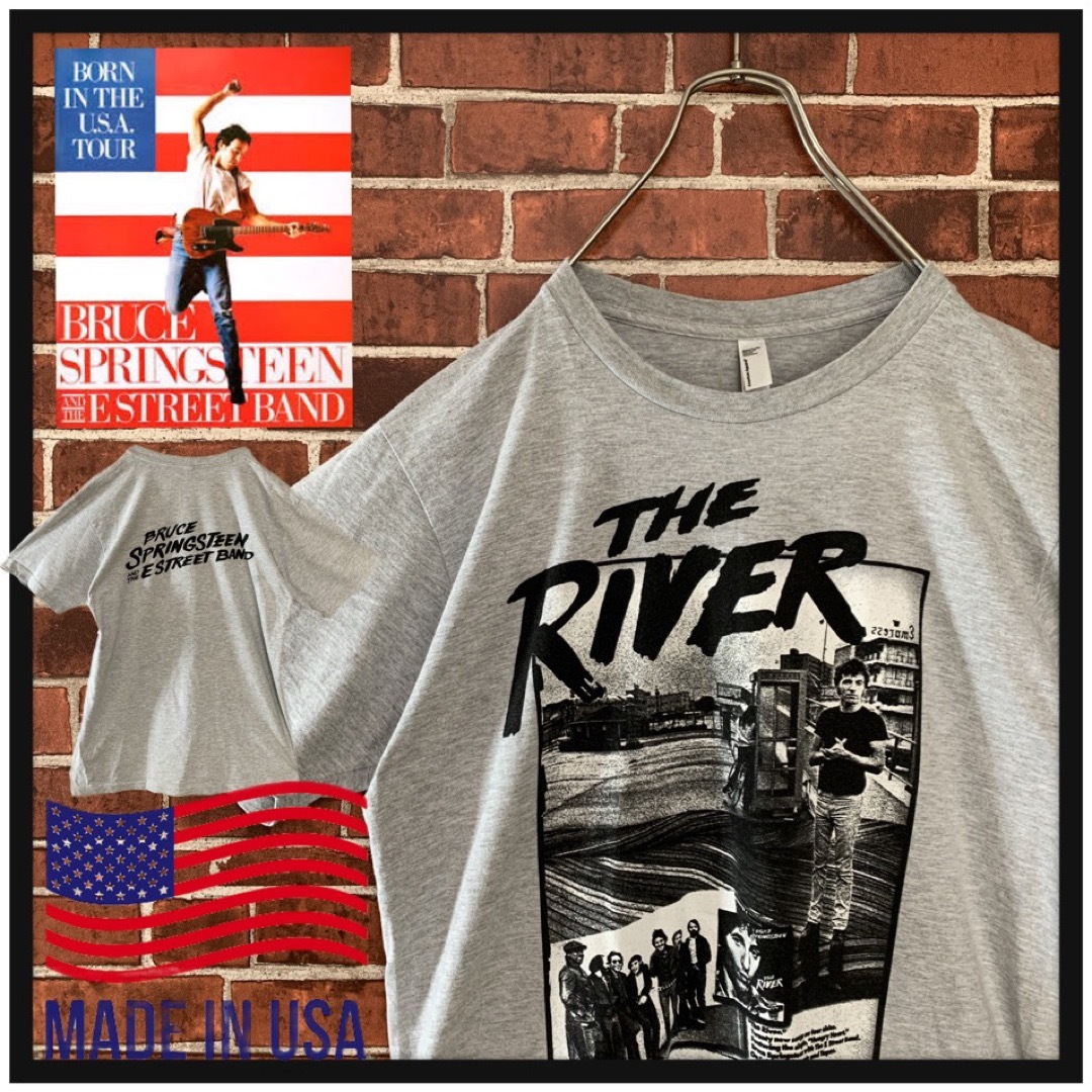 MUSIC TEE - 【USA製】ブルーススプリングスティーン THA RIVER バンド