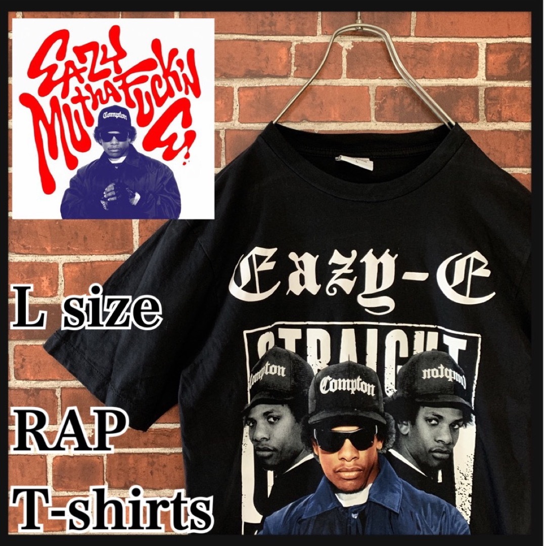 【激レア】美品　EAZY-E ビッグプリント　RAPTEES ラップTシャツ