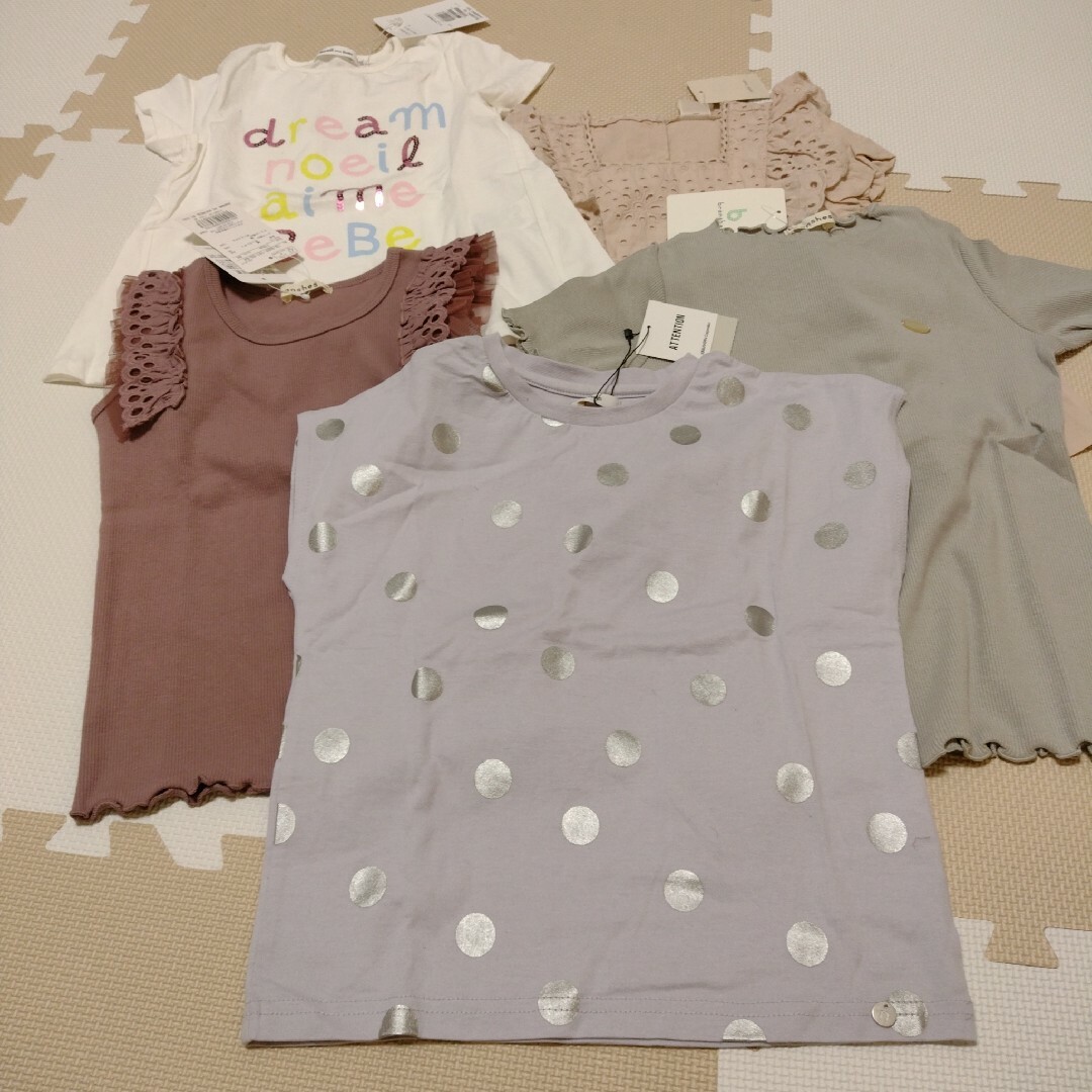 petit main(プティマイン)のTシャツ トップス　100〜120  プティマイン　ブランシェス　フタフタ　べべ キッズ/ベビー/マタニティのキッズ服女の子用(90cm~)(Tシャツ/カットソー)の商品写真