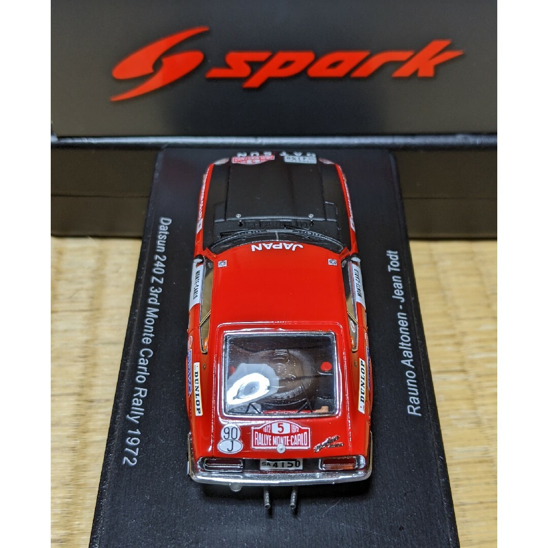 スパーク1/43 ダットサン240Z 1972モンテカルロラリー3位