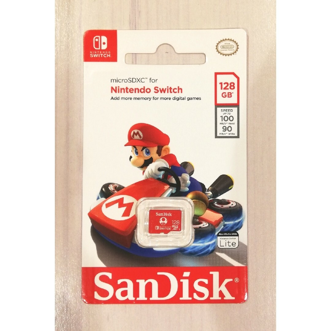 SanDisk(サンディスク)の任天堂 スイッチ 推奨  マイクロsdカード 128GB サンディスク エンタメ/ホビーのゲームソフト/ゲーム機本体(その他)の商品写真