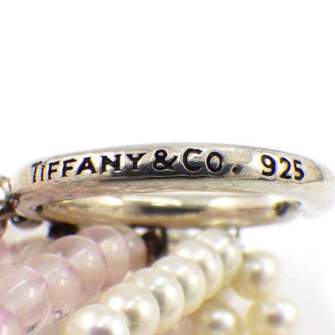 Tiffany & Co.(ティファニー)のティファニー Tiffany & Co. ブレスレット トルセード 11連 11ロウ ローズクォーツ ホワイトパール 【中古】 レディースのアクセサリー(ブレスレット/バングル)の商品写真