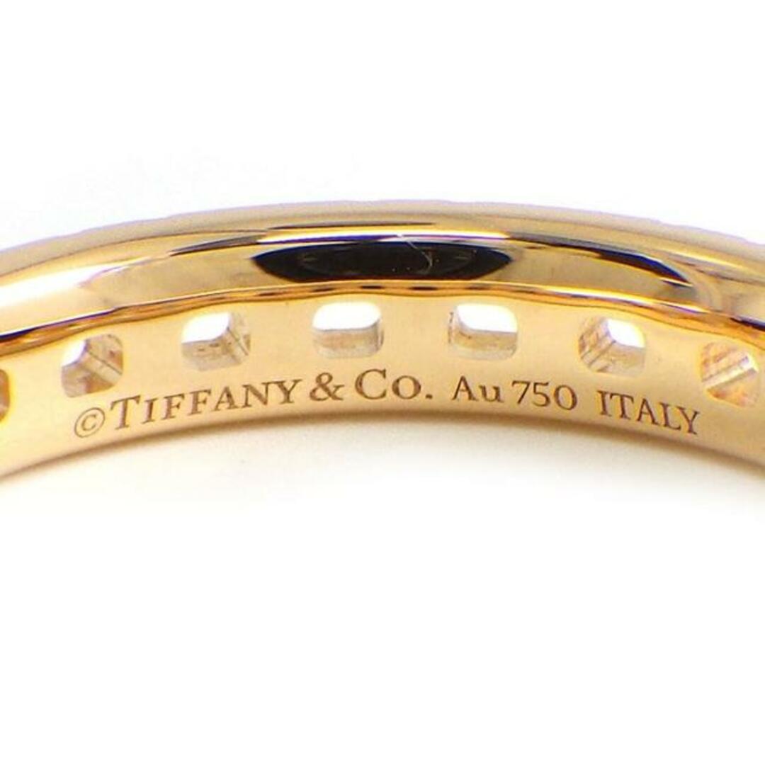 ティファニー Tiffany & Co. リング T トゥルー ナロー 3.5mm フル パヴェ ダイヤモンド 0.23ct K18PG 10号