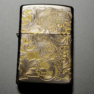 新品未使用　クロームメッキ　ジッポ　豹　微細彫刻　zippo(タバコグッズ)