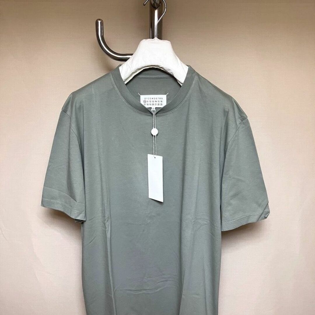 Tシャツ/カットソー(半袖/袖なし)新品 L 22ssマルジェラ オーガニックコットン Tシャツ グレー 4820
