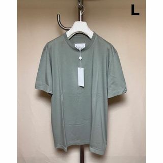 マルタンマルジェラ(Maison Martin Margiela)の新品 L 22ssマルジェラ オーガニックコットン Tシャツ グレー 4820(Tシャツ/カットソー(半袖/袖なし))