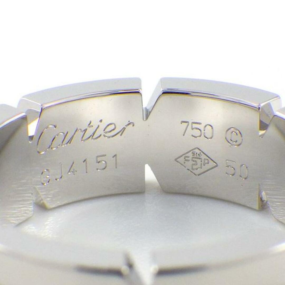 Cartier(カルティエ)のカルティエ Cartier リング タンク フランセーズ K18WG 10号 / #50 【中古】 レディースのアクセサリー(リング(指輪))の商品写真