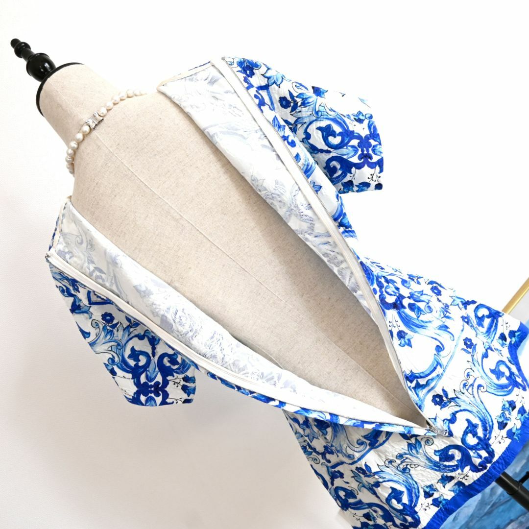 ☆DOLCE&GABBANA☆美品☆マヨルカ☆ふくれ織☆シルク混チュニック