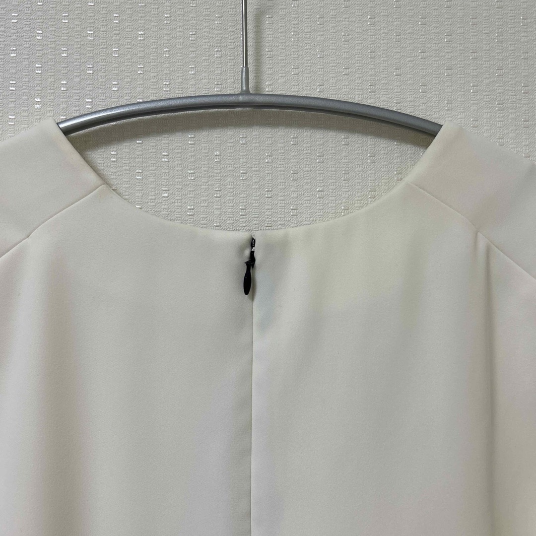 ☆美品☆YOKO CHAN☆ヨーコチャン☆Vネックバックティアードブラウス