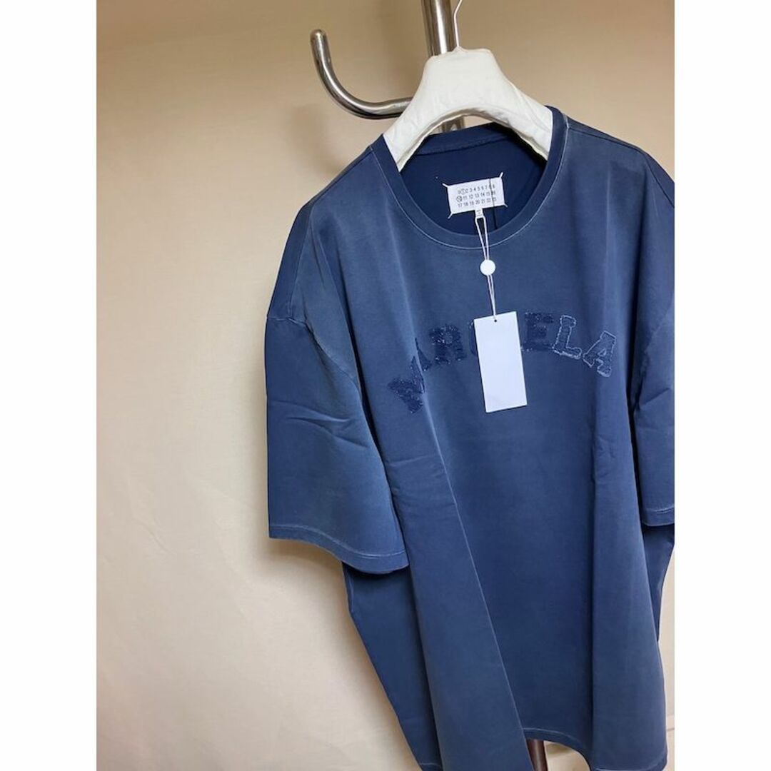 Maison Martin Margiela(マルタンマルジェラ)の新品 XL 23ss マルジェラ オーバーダイロゴ Tシャツ 4836 メンズのトップス(Tシャツ/カットソー(半袖/袖なし))の商品写真