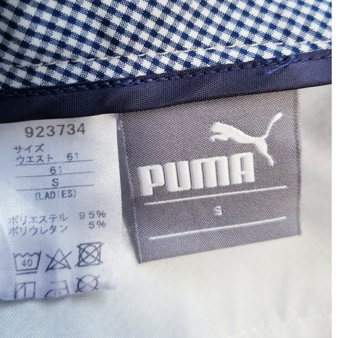 PUMA(プーマ)のプーマゴルフ春夏スカート　ギンガムチェック スポーツ/アウトドアのゴルフ(ウエア)の商品写真