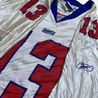 リーボック(Reebok)のKRP NFL Reebok リーボック　13　Vネック　光沢 ゲームシャツ(Tシャツ/カットソー(半袖/袖なし))