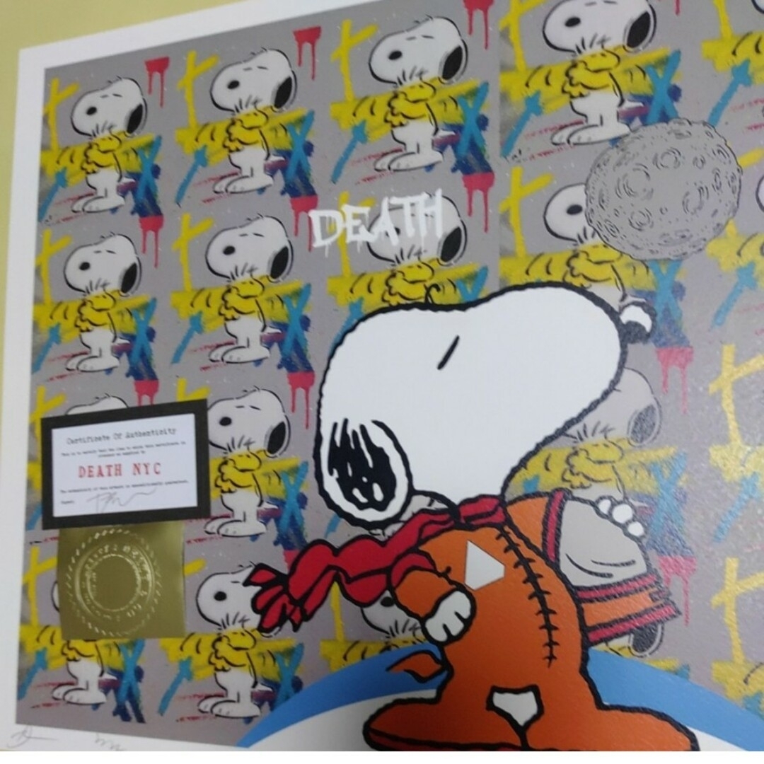 death nyc 世界限定100枚　スヌーピー　ウッドストック　PEANUTS