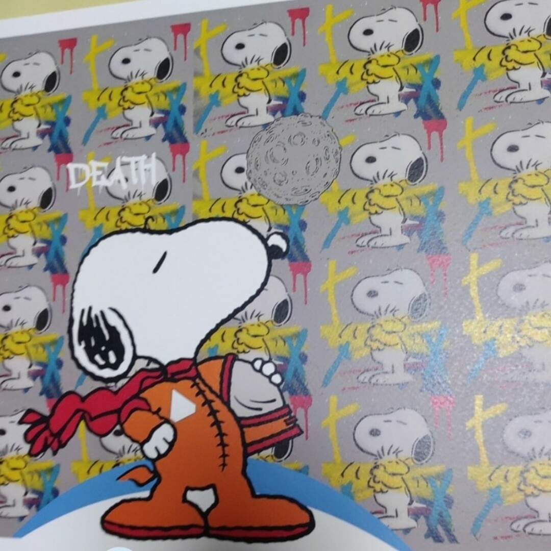 DEATH NYC 世界限定100枚 アートポスター スヌーピー SNOOPYの通販 by