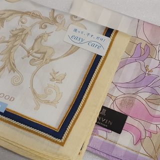 ウェッジウッド(WEDGWOOD)の値下げ📌ウェッジウッド&ランバンcollection☆大判ハンカチ２枚セット(ハンカチ)