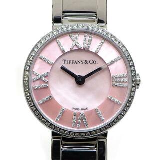 TIFFANY&Co. アトラス スクエア 腕時計 SS SS メンズ