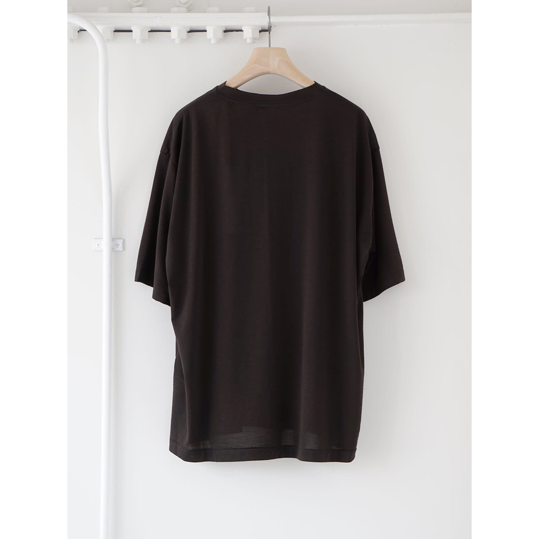 COMOLI(コモリ)のスー様専用comoli23ssサマーウール天竺TシャツBROWN メンズのトップス(Tシャツ/カットソー(半袖/袖なし))の商品写真