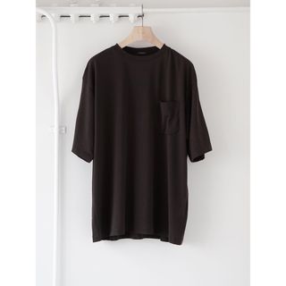 コモリ(COMOLI)のスー様専用comoli23ssサマーウール天竺TシャツBROWN(Tシャツ/カットソー(半袖/袖なし))