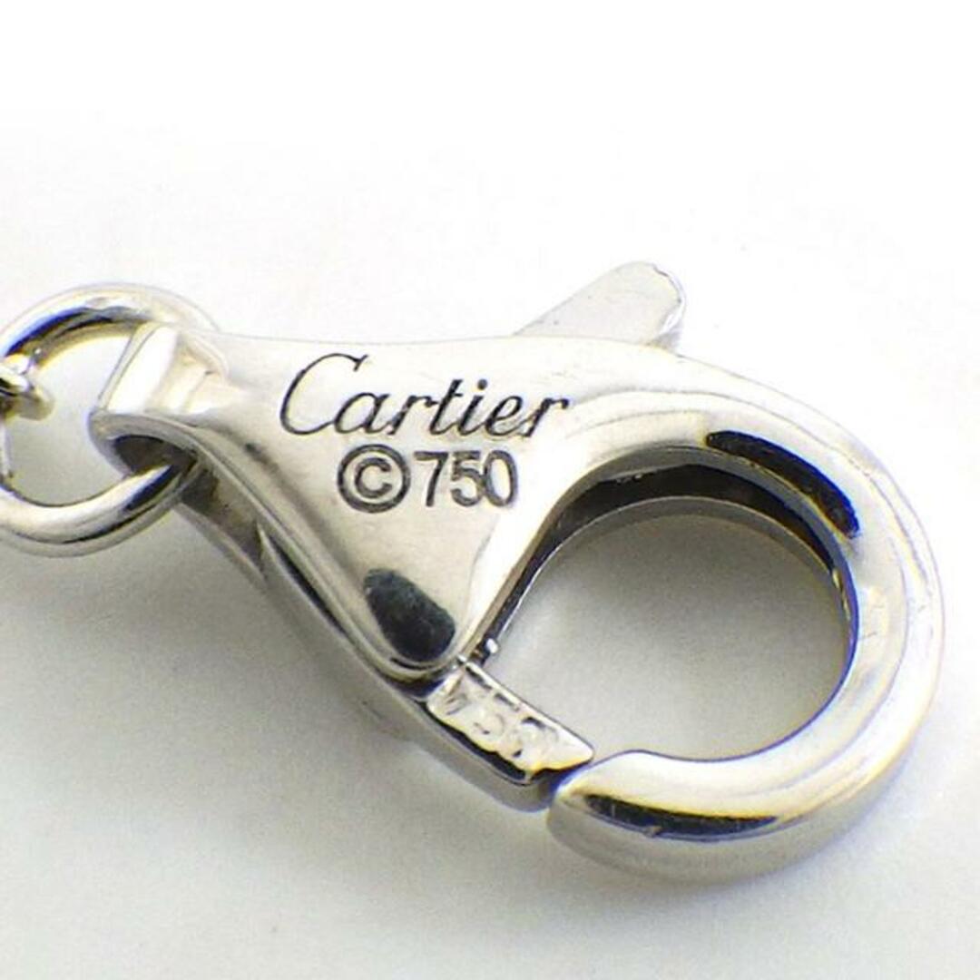 カルティエ Cartier ネックレス スカラベ コガネムシ モチーフ 2ポイント ダイヤモンド K18WG