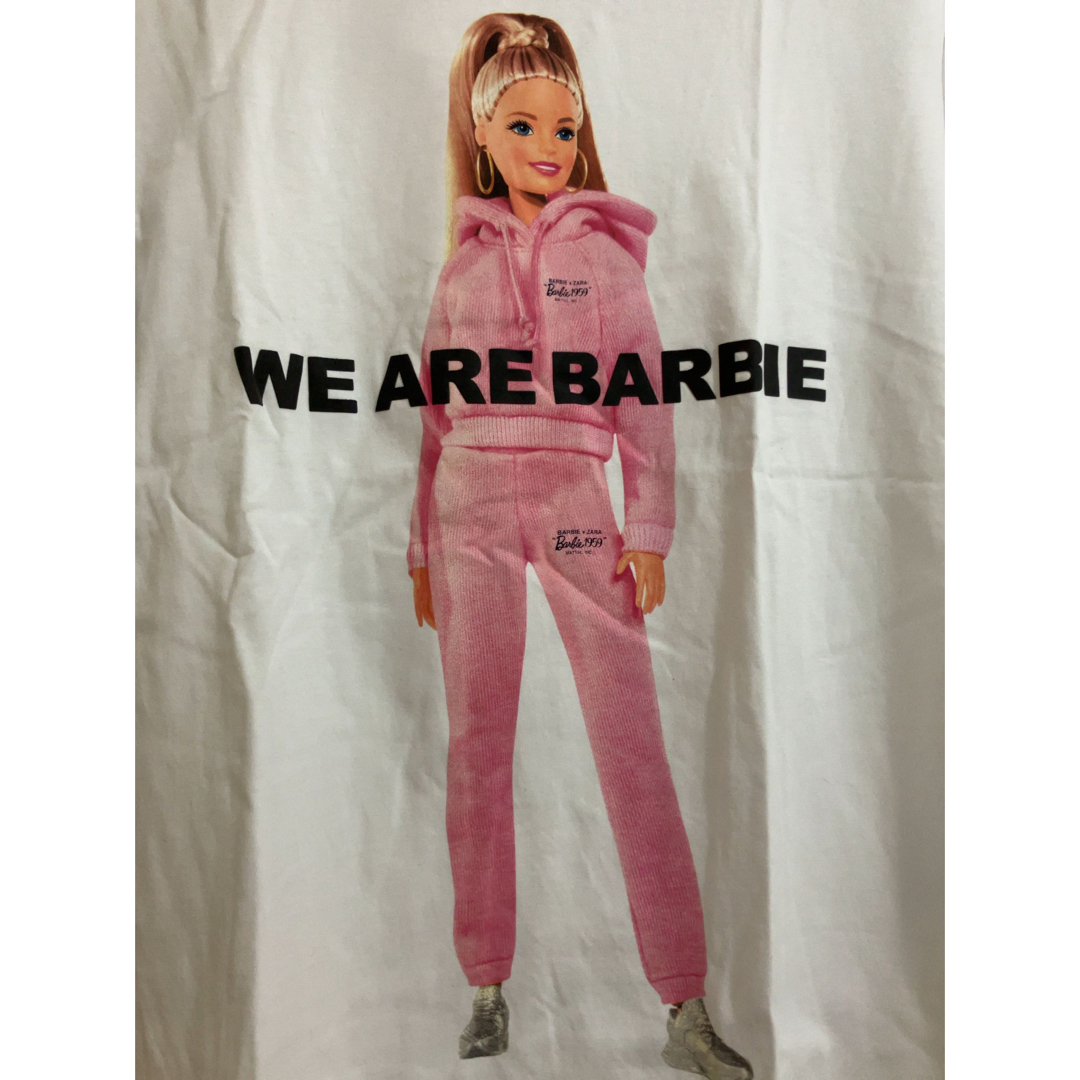 ZARA(ザラ)のZARA×BARBIE  Tシャツ　新品タグ付き レディースのトップス(Tシャツ(半袖/袖なし))の商品写真