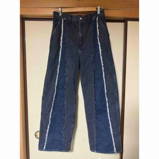 ジエダ(Jieda)のjieda switching over denim pants(デニム/ジーンズ)