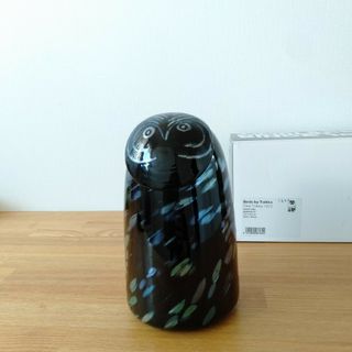 イッタラ(iittala)の希少　sooty owl イッタラ　オイバトイッカ　バード(置物)