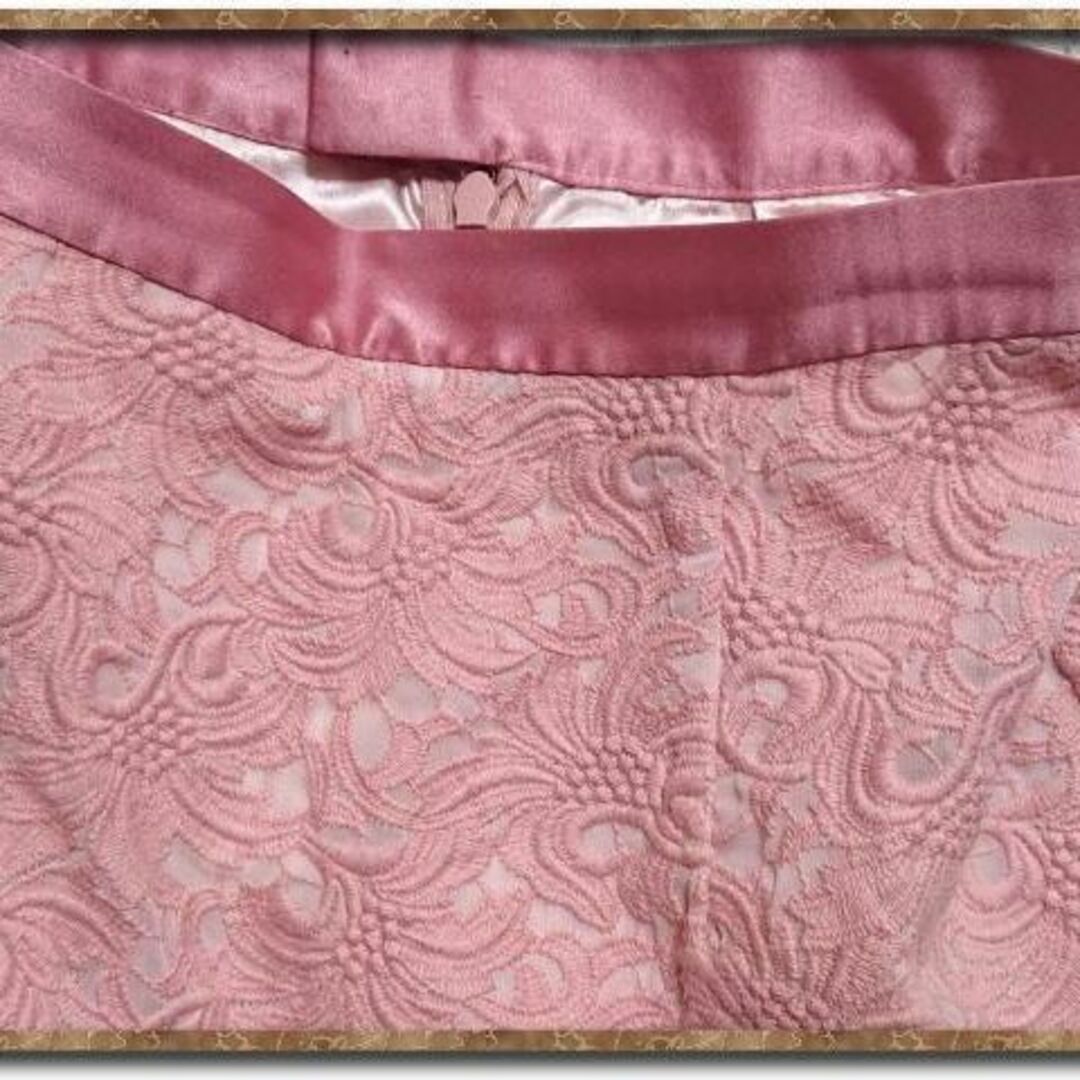 JUSGLITTY(ジャスグリッティー)のジャスグリッティー　レーススカート　ピンク レディースのスカート(ひざ丈スカート)の商品写真