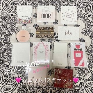 ディオール(Dior)の[ ム ] ① Dior CHANEL🩷ムエット12枚セット🩷(ノベルティグッズ)