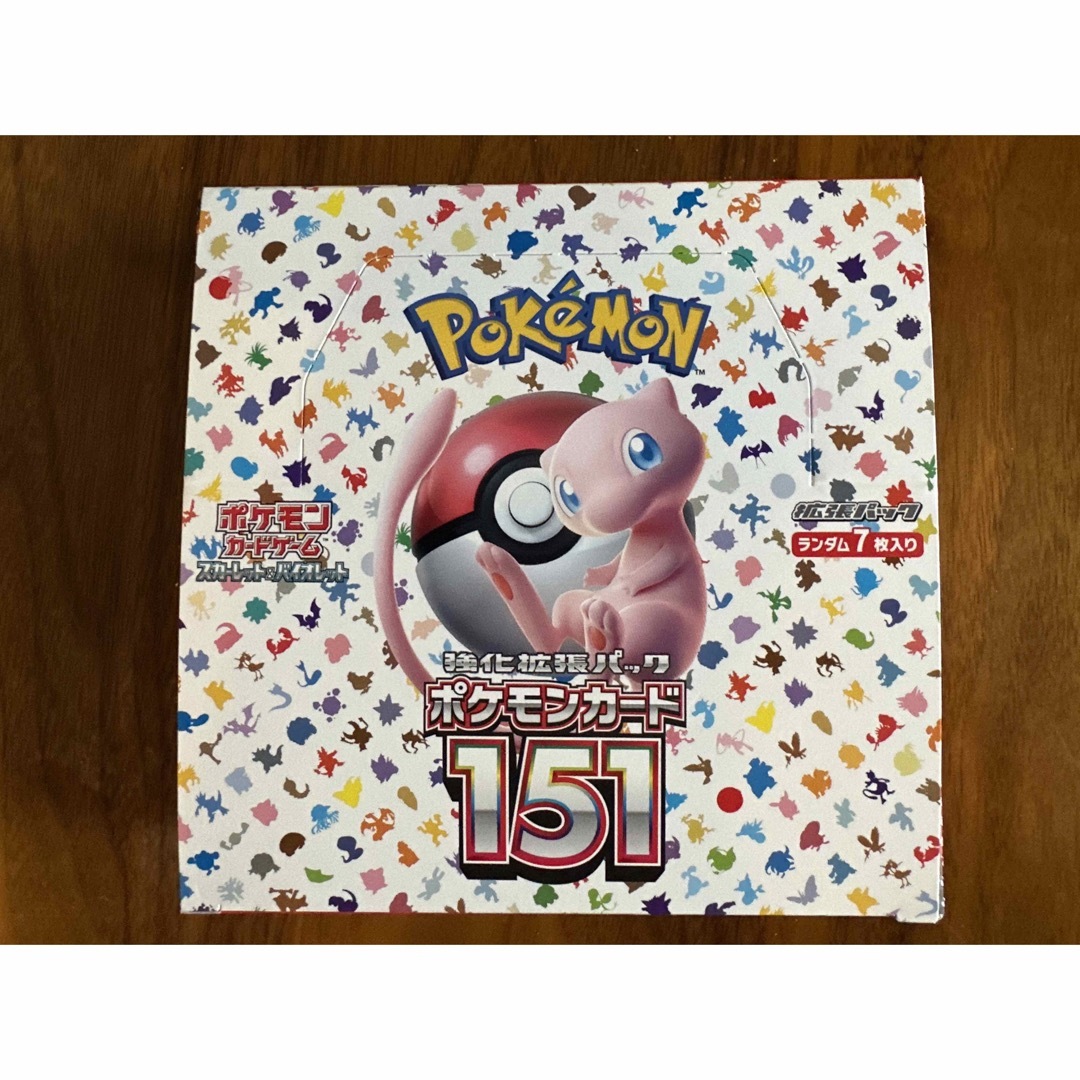 ポケモンカード151 BOX  強化拡張パック　スカーレット＆バイオレット