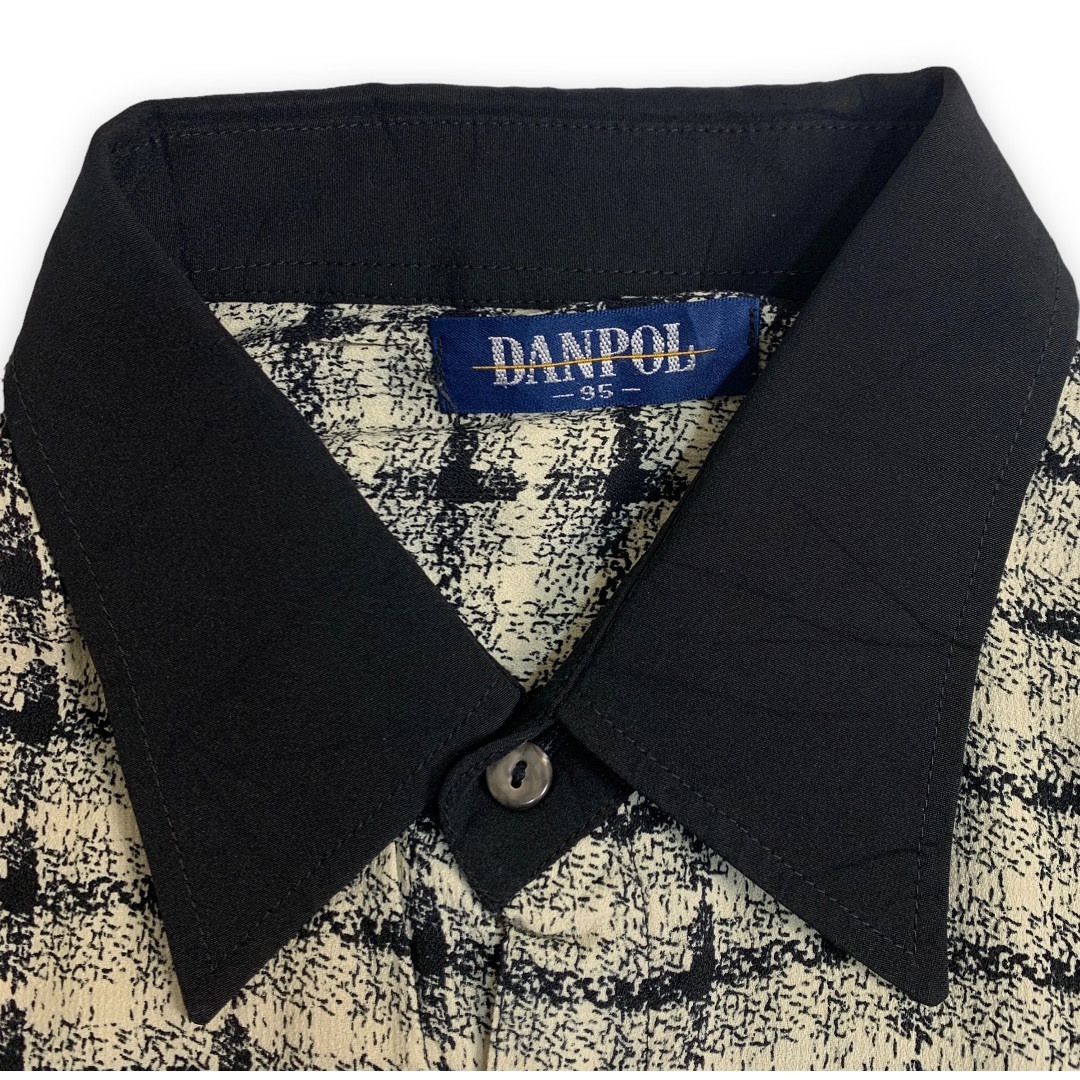 お洒落【DANPOL】vintage ポリシャツ 韓国ファッション 昭和 メンズのトップス(シャツ)の商品写真